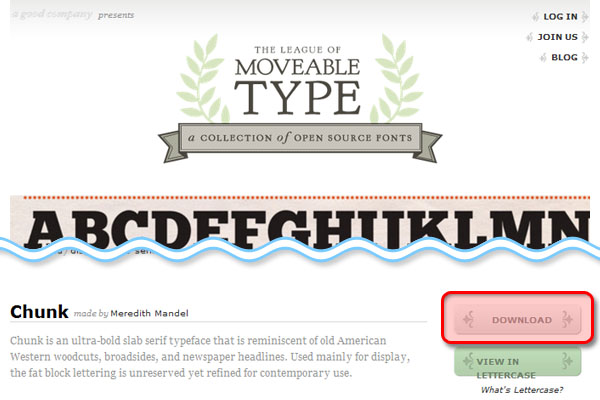 Chunkのダウンロードサイト